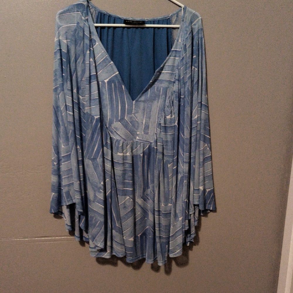 Lane Bryant Sky Blue Top